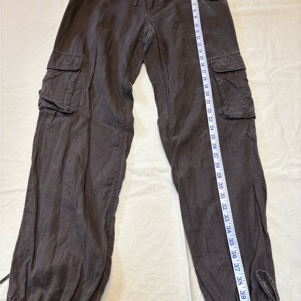 LONDONJEAN Brown Cargo Pants Relaxed Fit